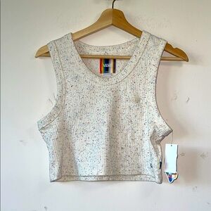 Vans Gray Crop Tank Top Sleeveless